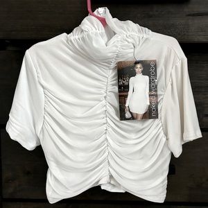 Naked Wardrobe Ruched Crop Top